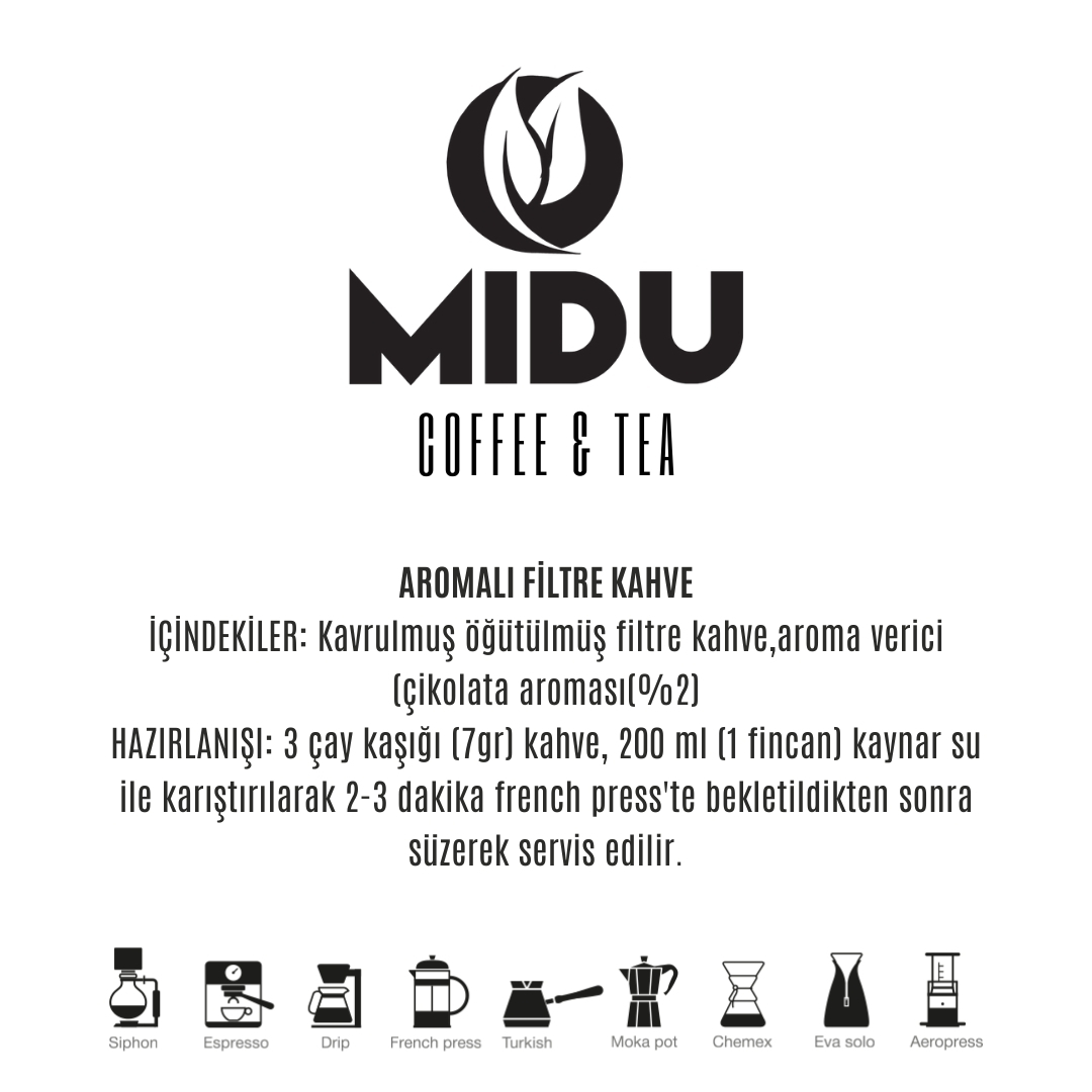 FİLTRE KAHVE ÇİKOLATALI 250 GR.