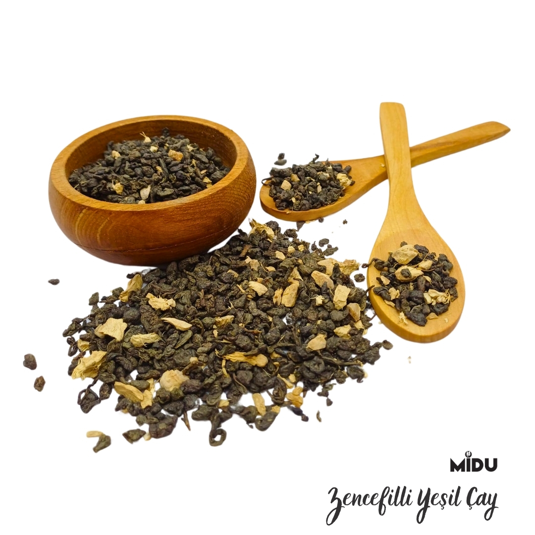 ZENCEFİLLİ YEŞİL ÇAY 250 GR.