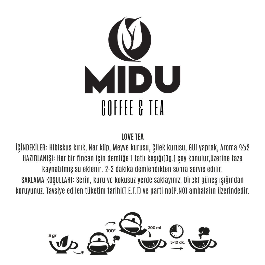  LOVE TEA MEYVE ÇAYI 250 GR.