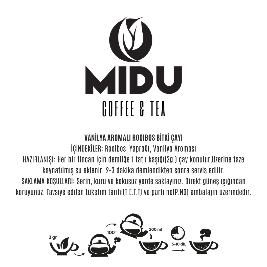 ROOIBOS VANİLYA 250 GR.