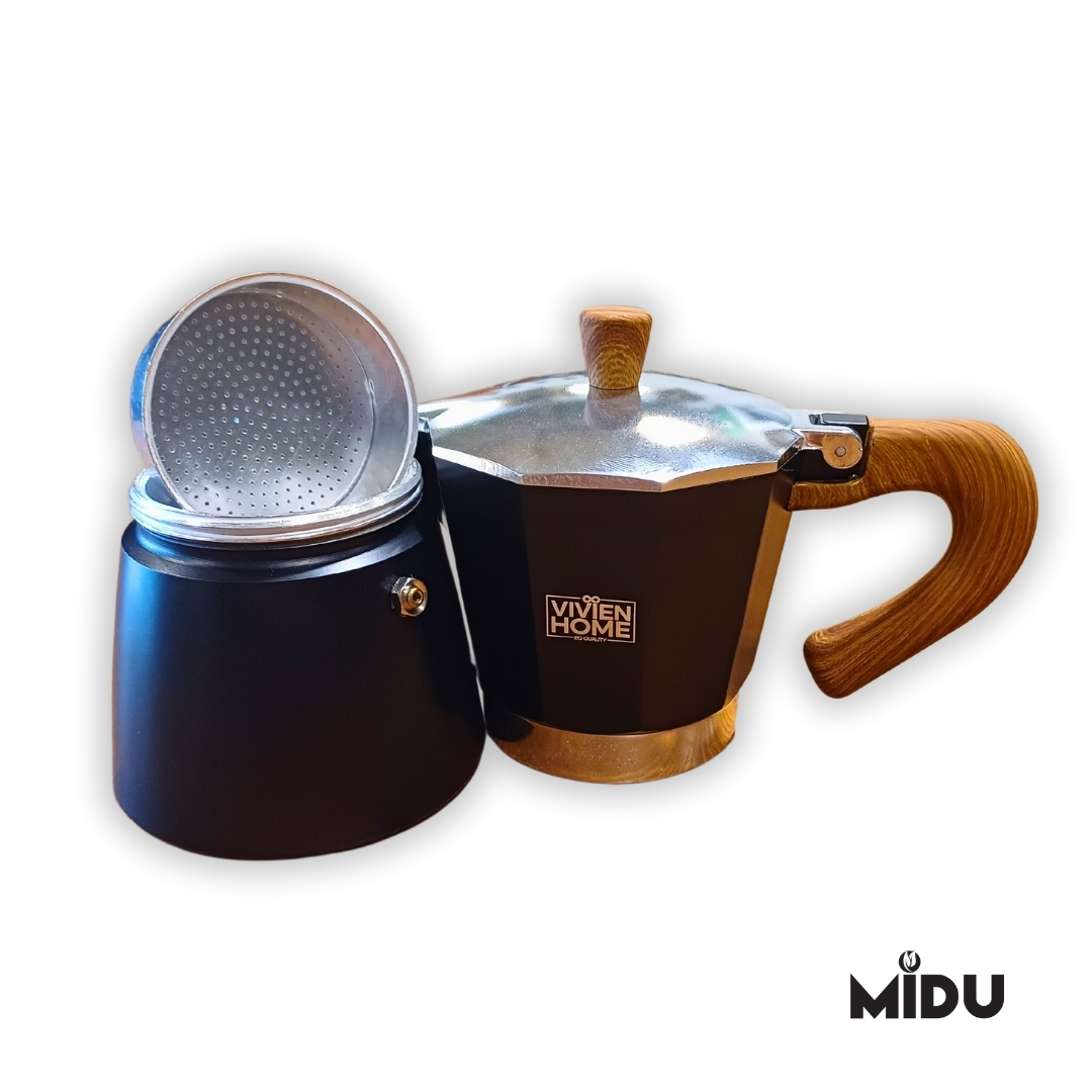 MOKA%20POT%206%20CUP%20(SİYAH)