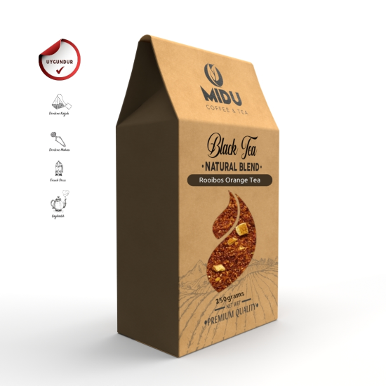 ROOIBOS ORANGE TEA 250 GR